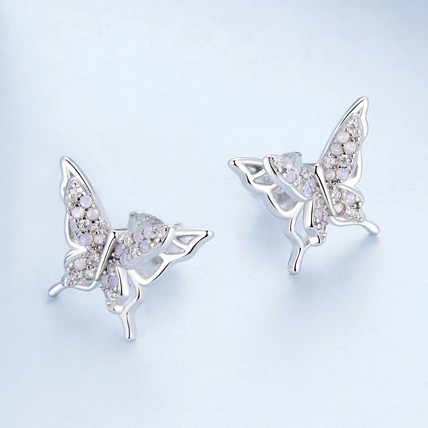 Pandora Style Butterfly Studs øredobber - BSE910