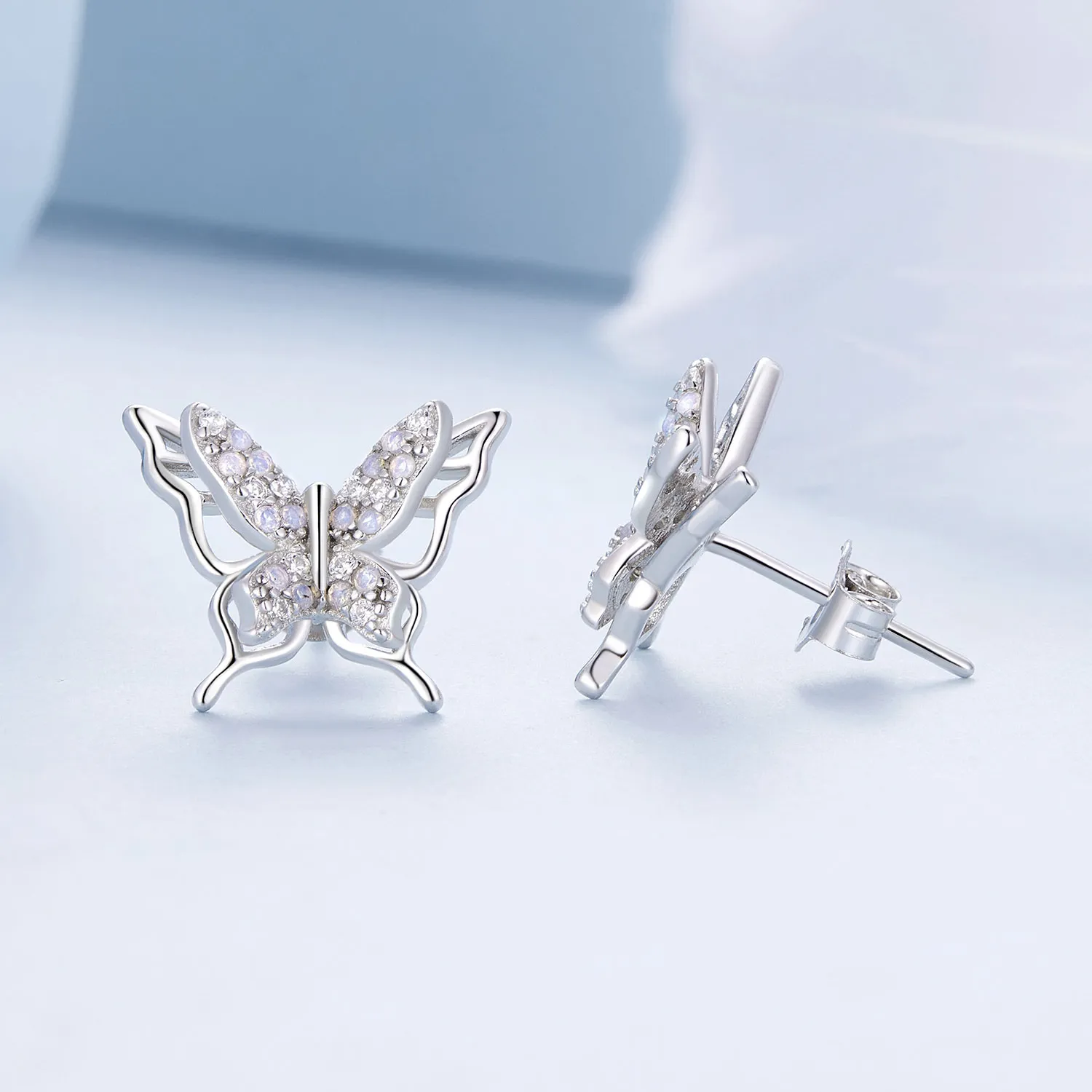 Pandora Style Butterfly Studs øredobber - BSE910