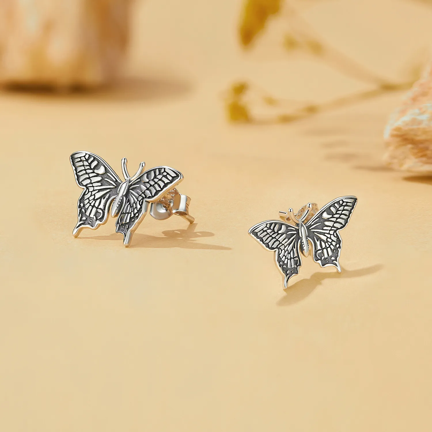 Pandora Style Butterfly Studs øredobber - SCE1637