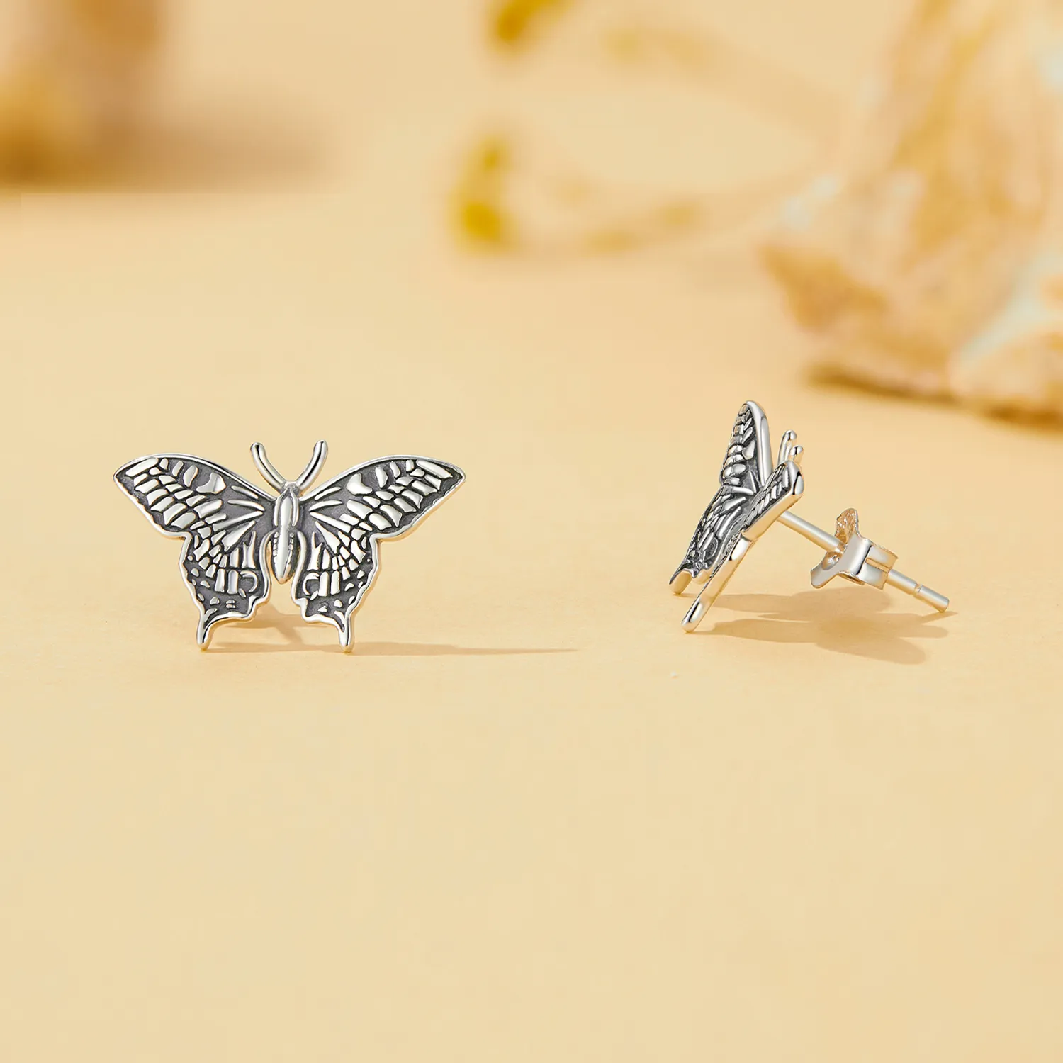 Pandora Style Butterfly Studs øredobber - SCE1637