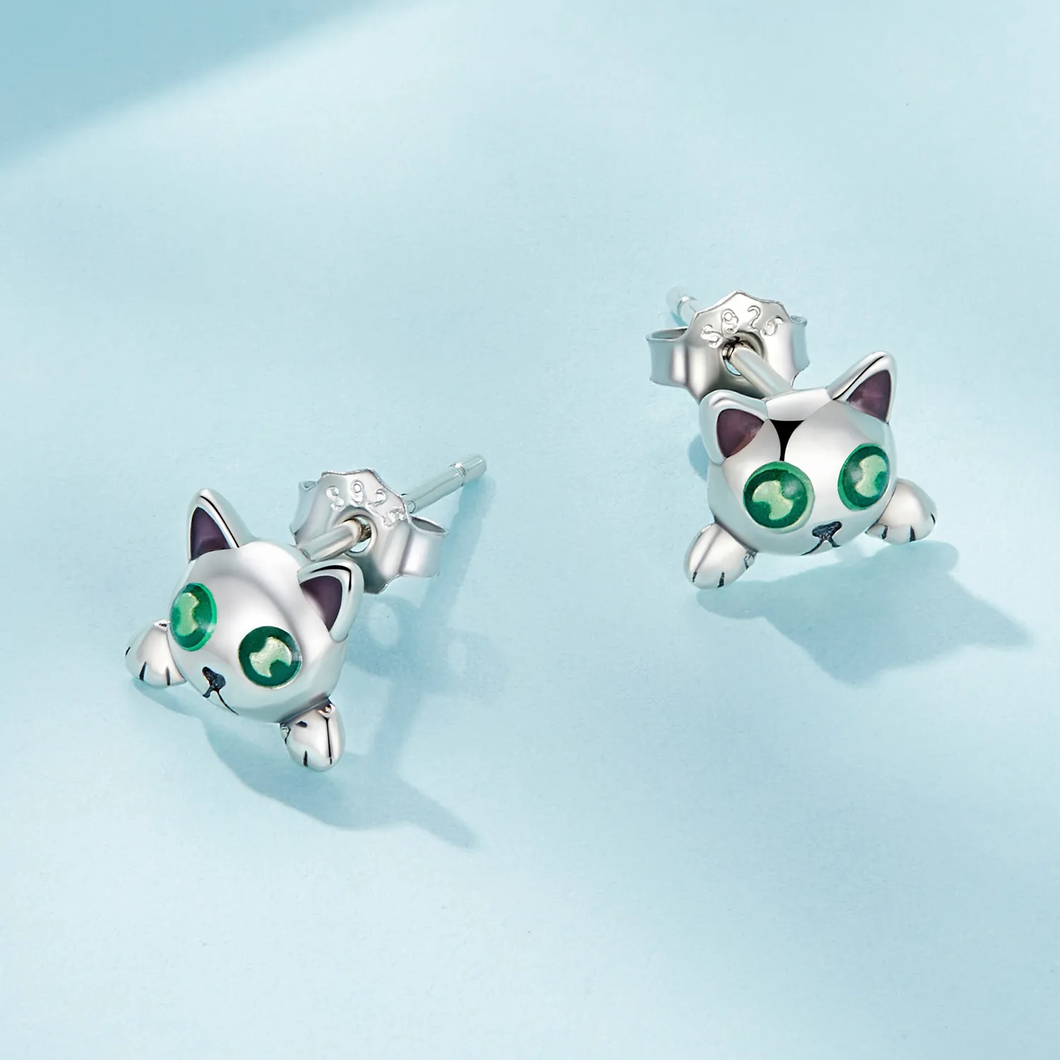 Pandora Style Cat Glow-In-The-Dark ørepynt - SCE1643