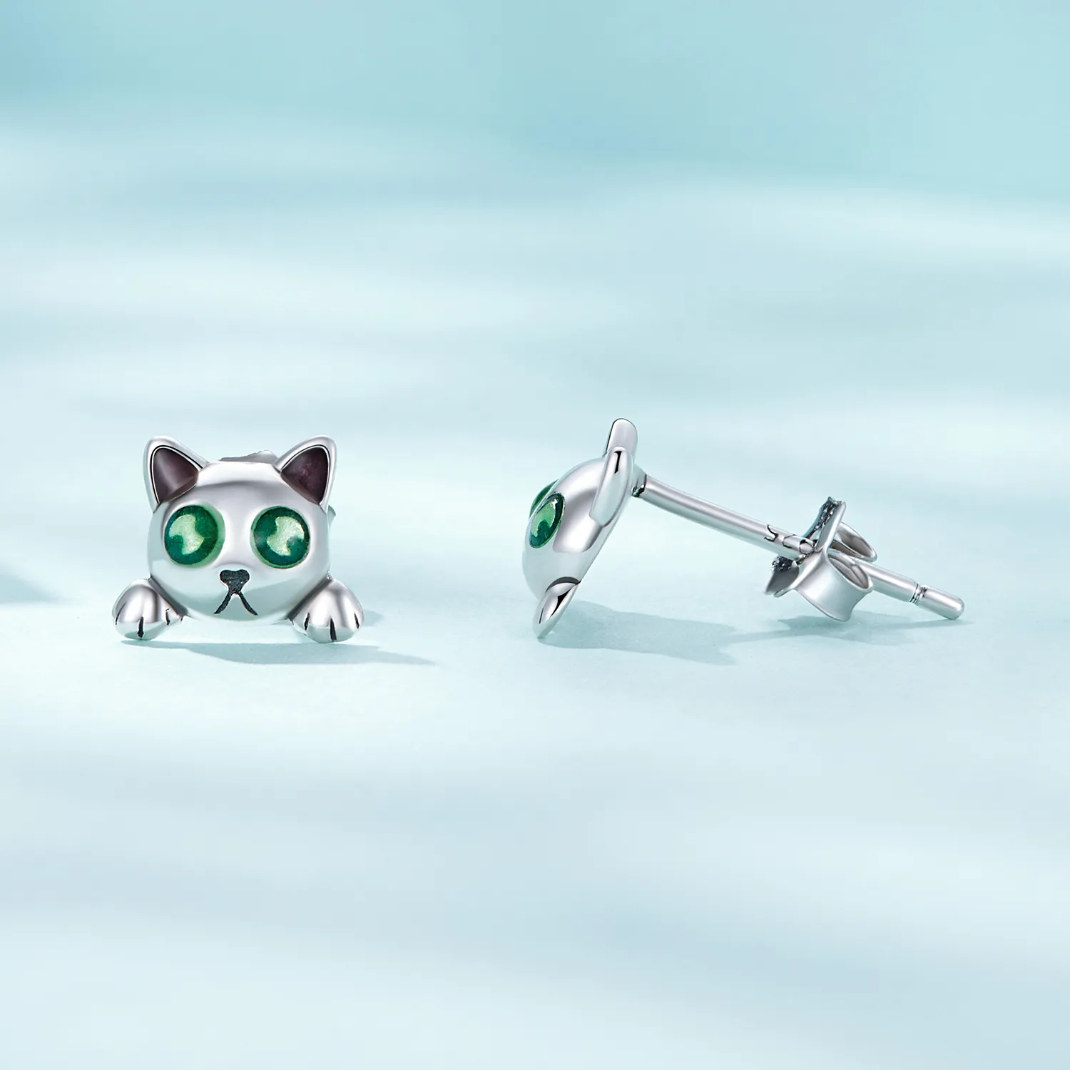 Pandora Style Cat Glow-In-The-Dark ørepynt - SCE1643