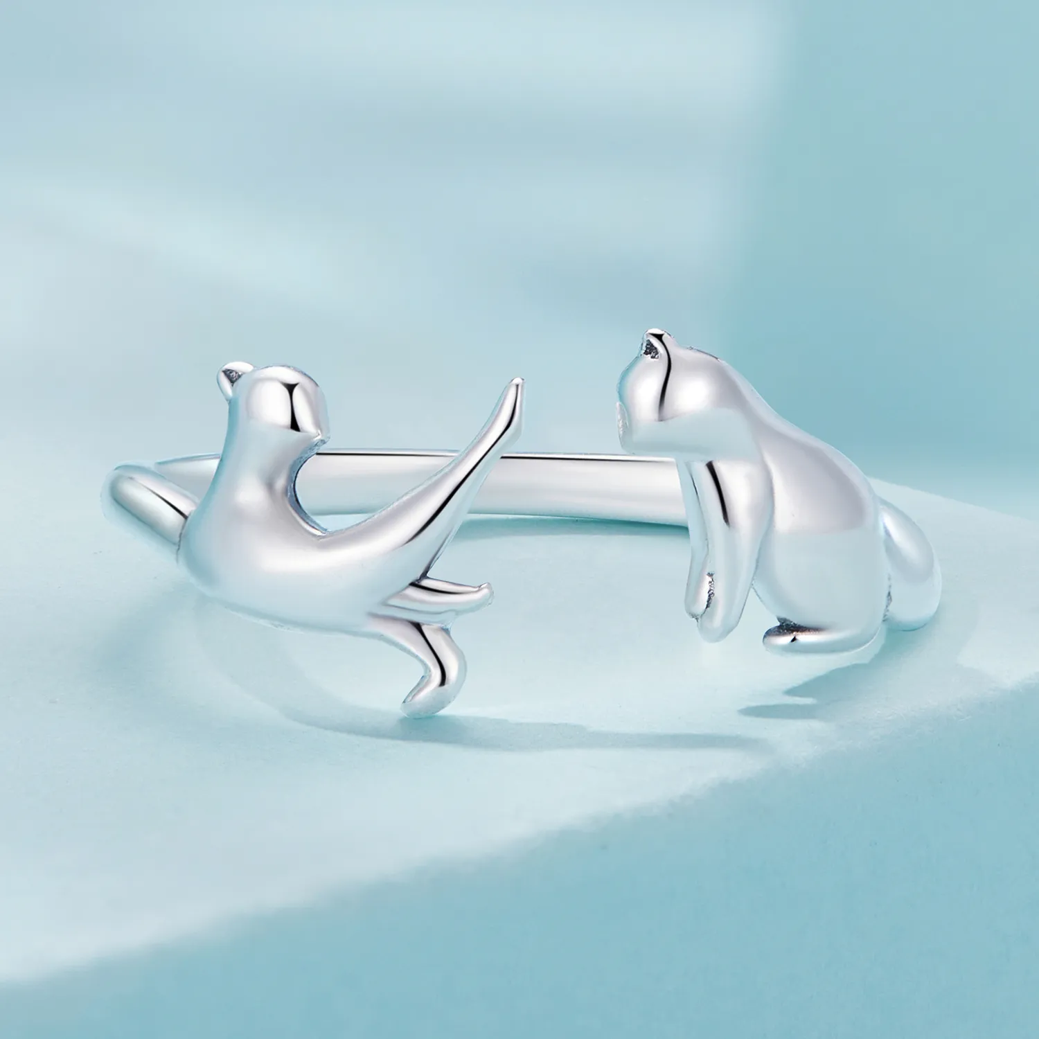 Pandora Style Cat Open Ring - SCR917