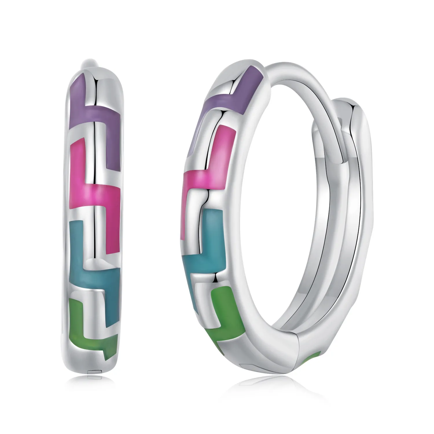 Pandora Style Cyber Luminous Hoop øredobber - SCE1645