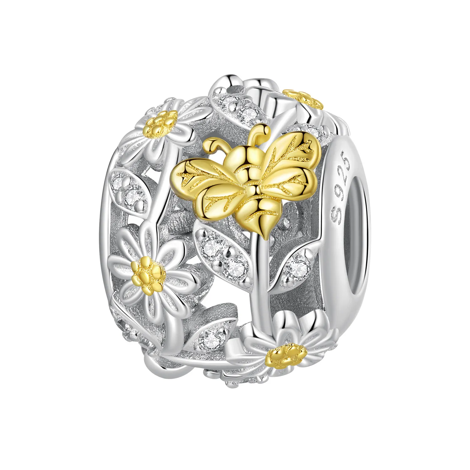 pandora style daisy bee charm bsc818