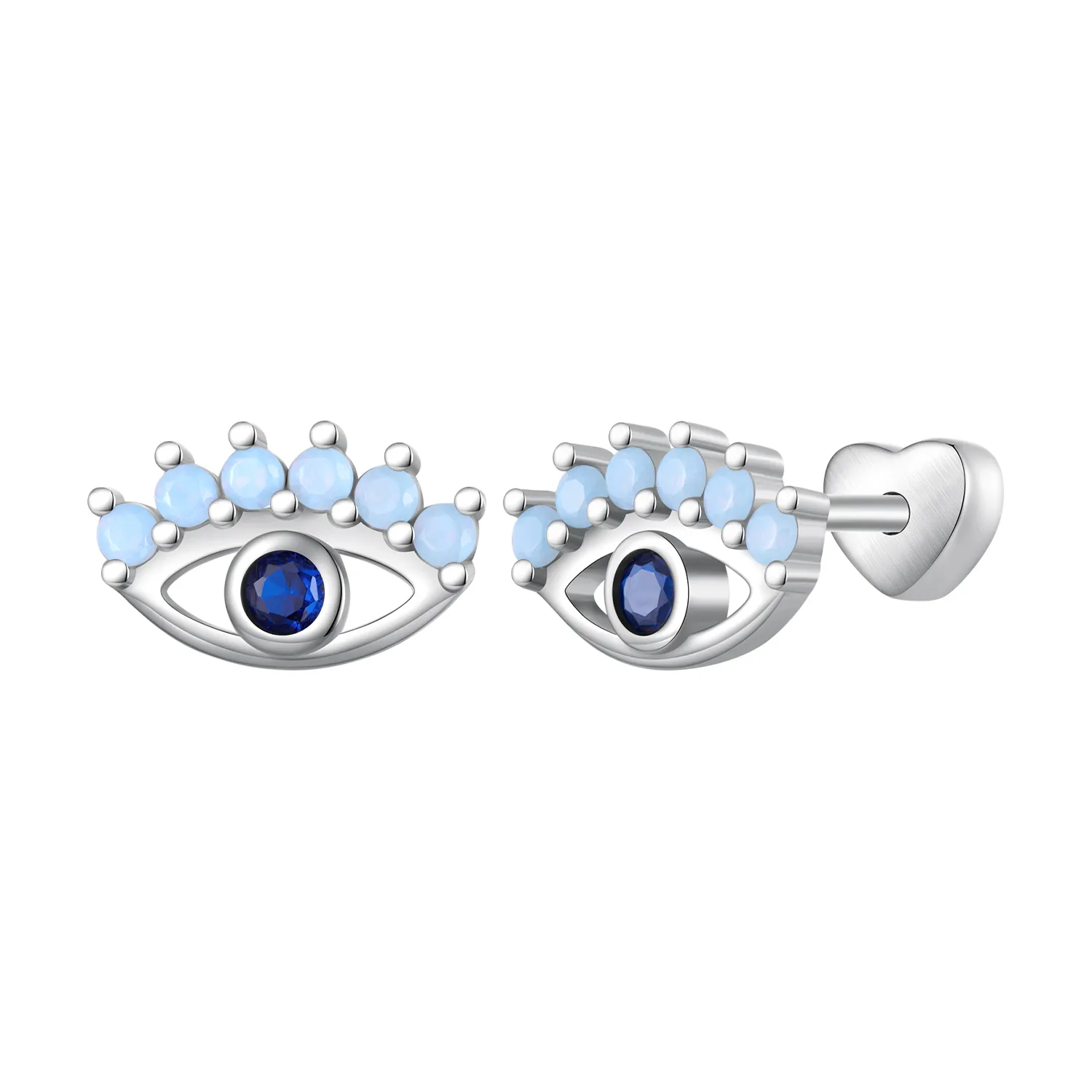 pandora style devil eyes two wear studs øredobber sce1581