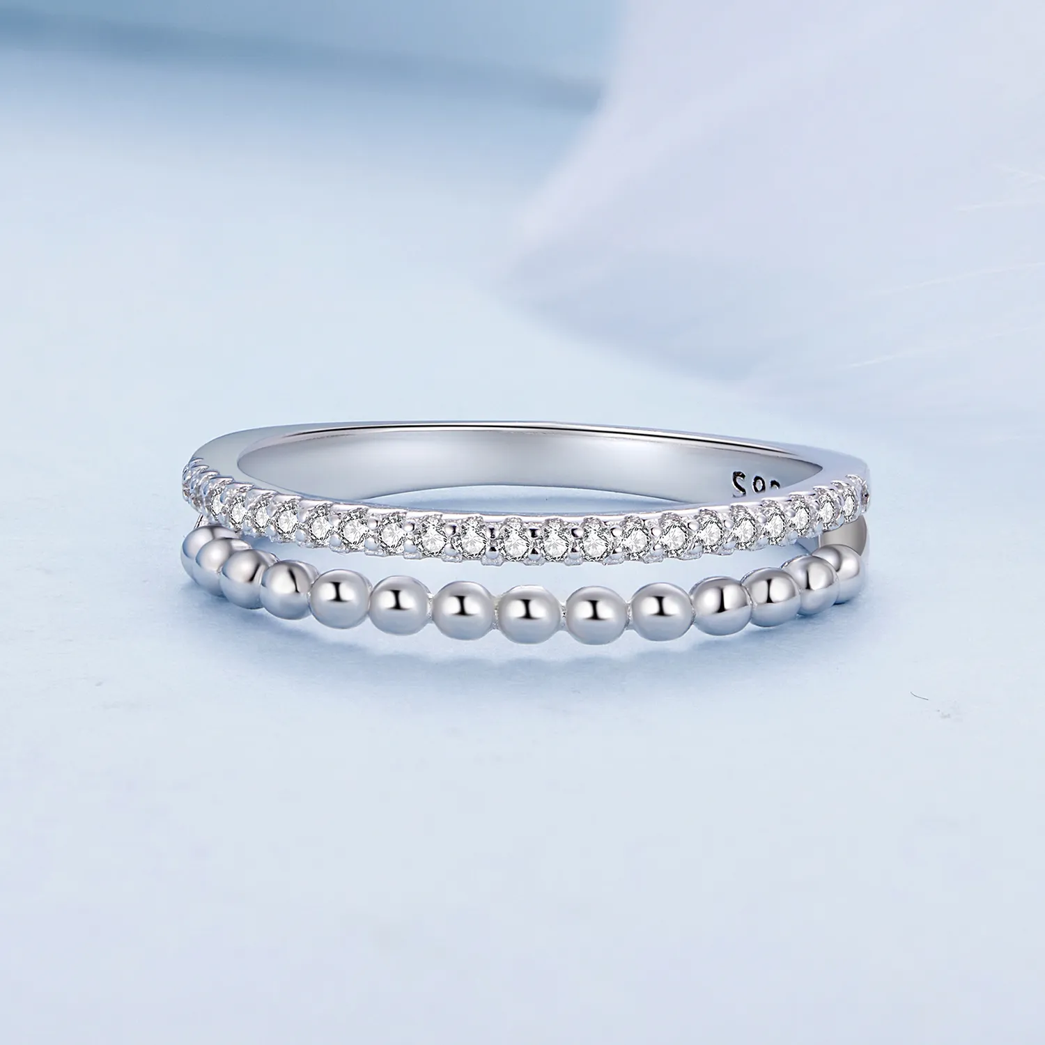 Pandora Style dobbeltlagsring - BSR463