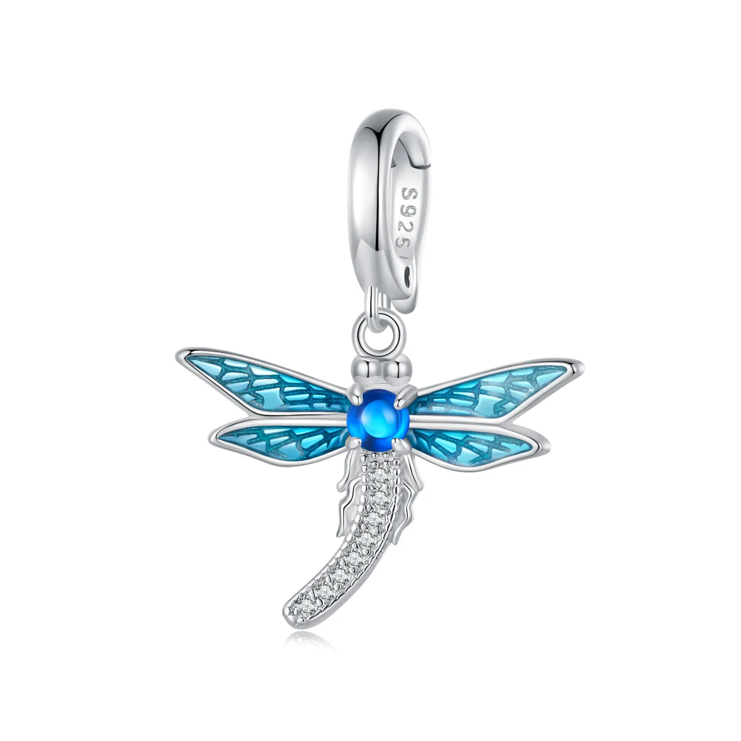 Pandora Style Dragonfly-smykker Dangle - SCC2569