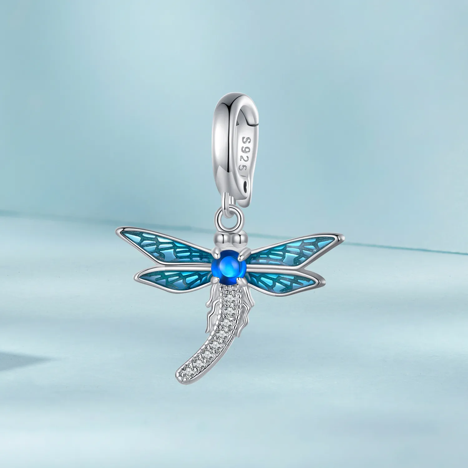 Pandora Style Dragonfly-smykker Dangle - SCC2569