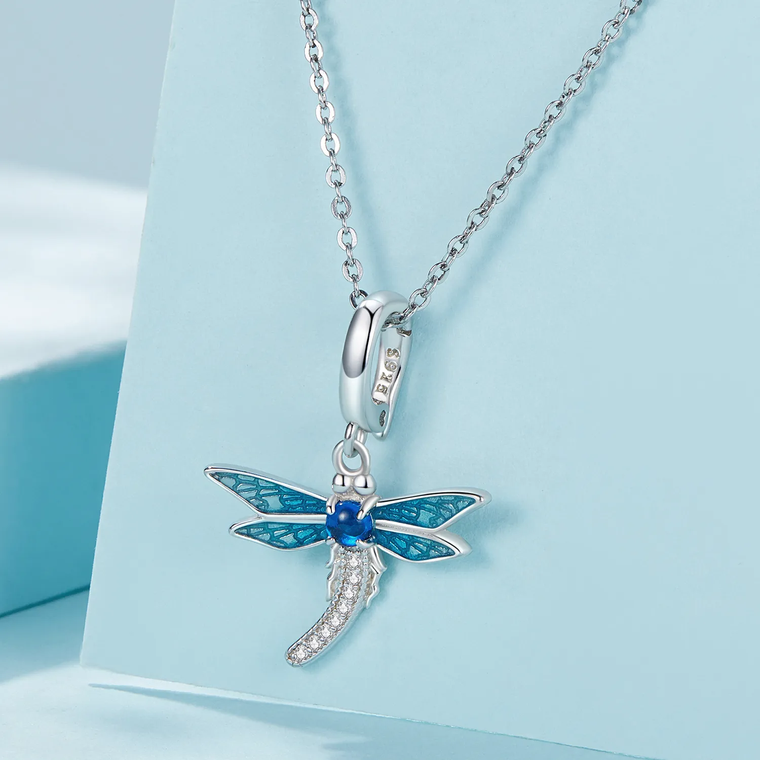 Pandora Style Dragonfly-smykker Dangle - SCC2569