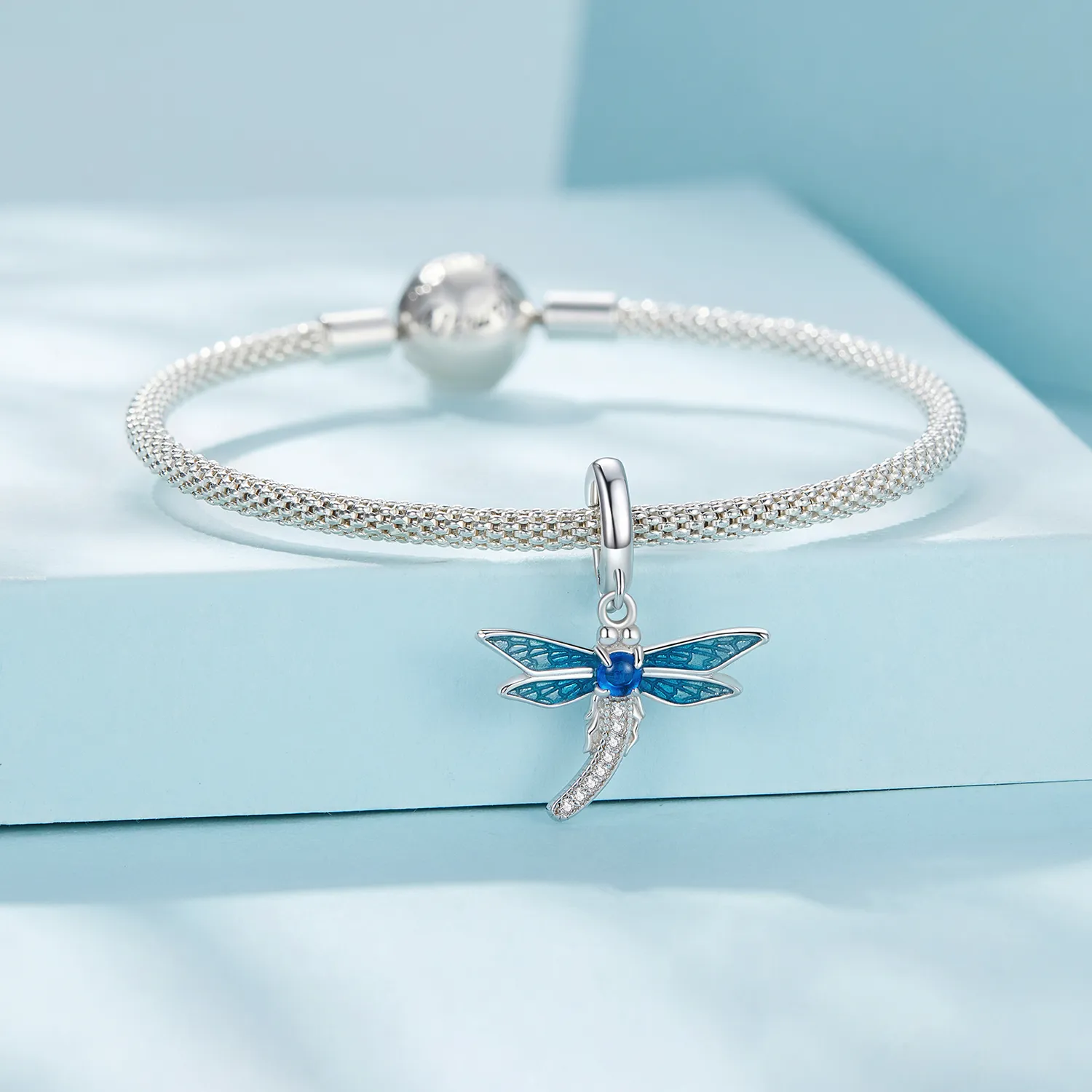 Pandora Style Dragonfly-smykker Dangle - SCC2569