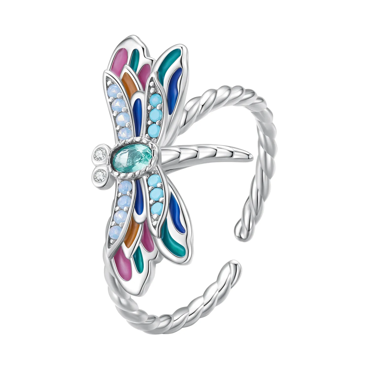 Pandora Style Dragonflyring - BSR385