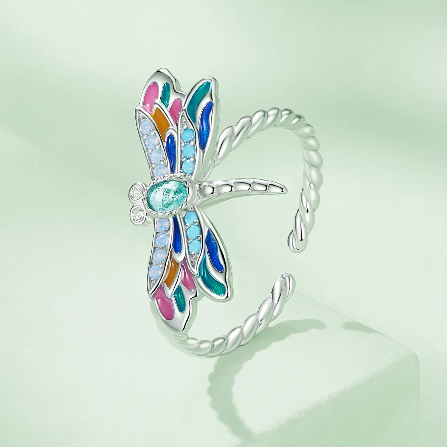 Pandora Style Dragonflyring - BSR385