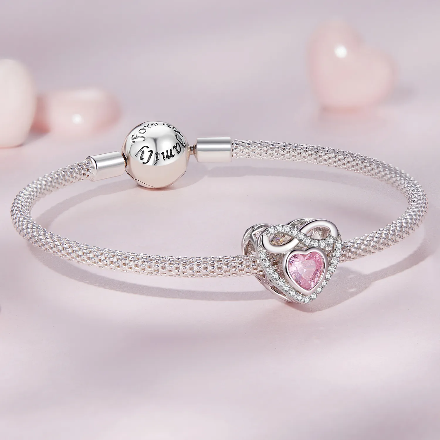 Pandora Style Eternal Heart Charm - BSC826