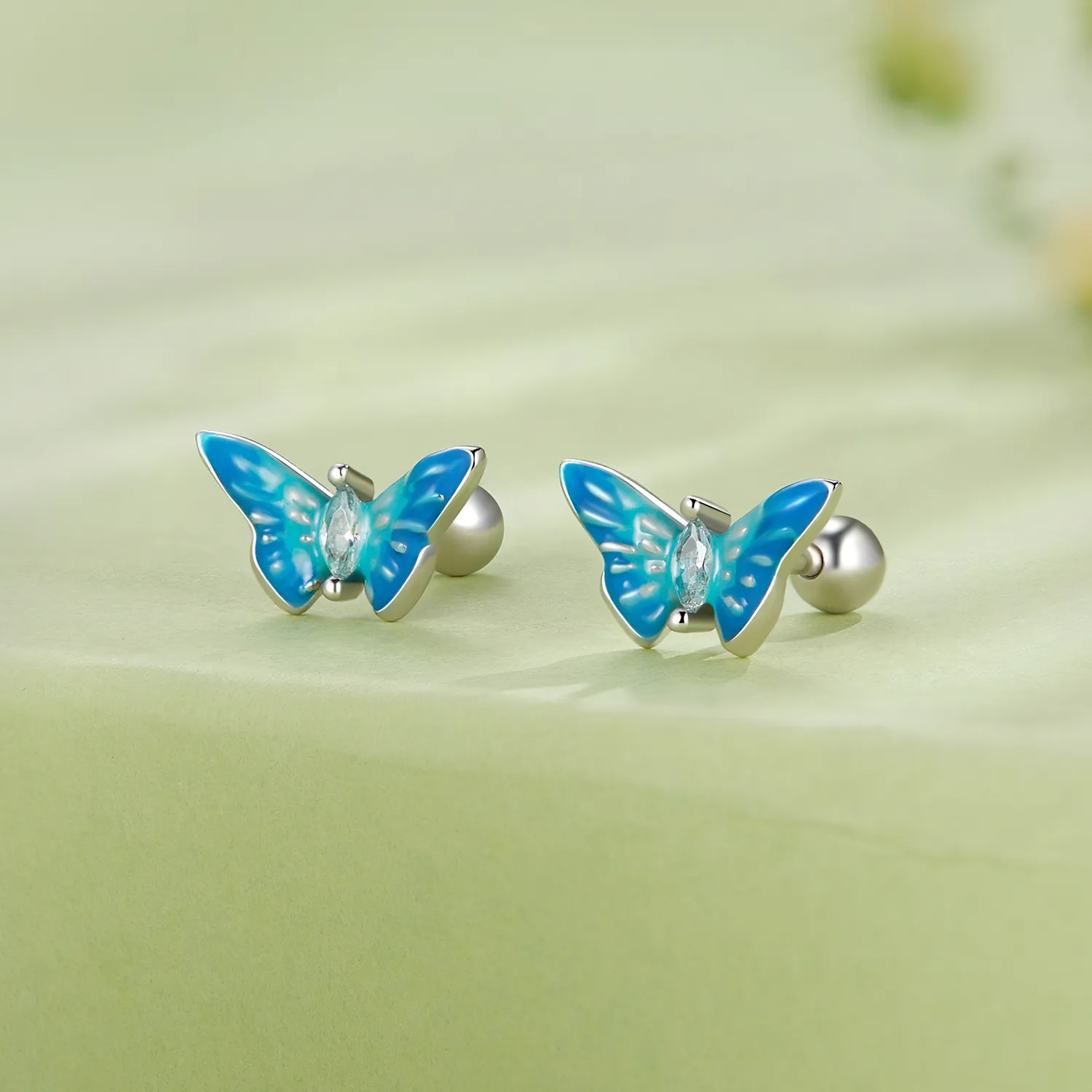 Pandora Style Exquisite Butterfly Studs øredobber - SCE1571