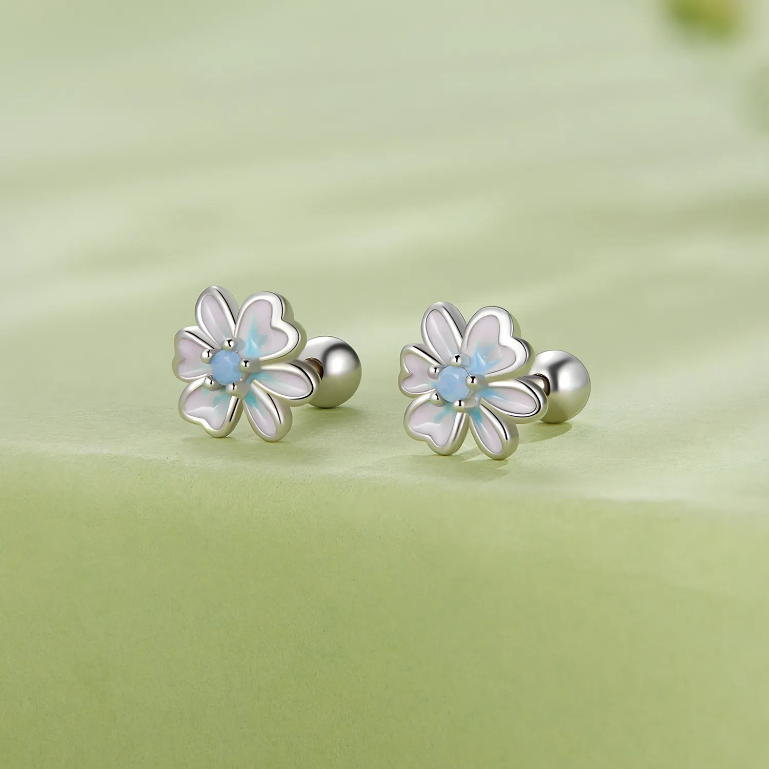 Pandora Style Flower Studs øredobber - SCE1572