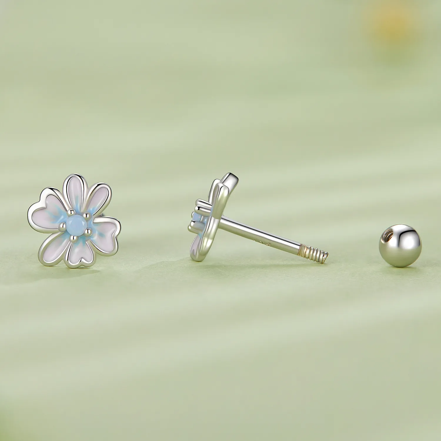 Pandora Style Flower Studs øredobber - SCE1572