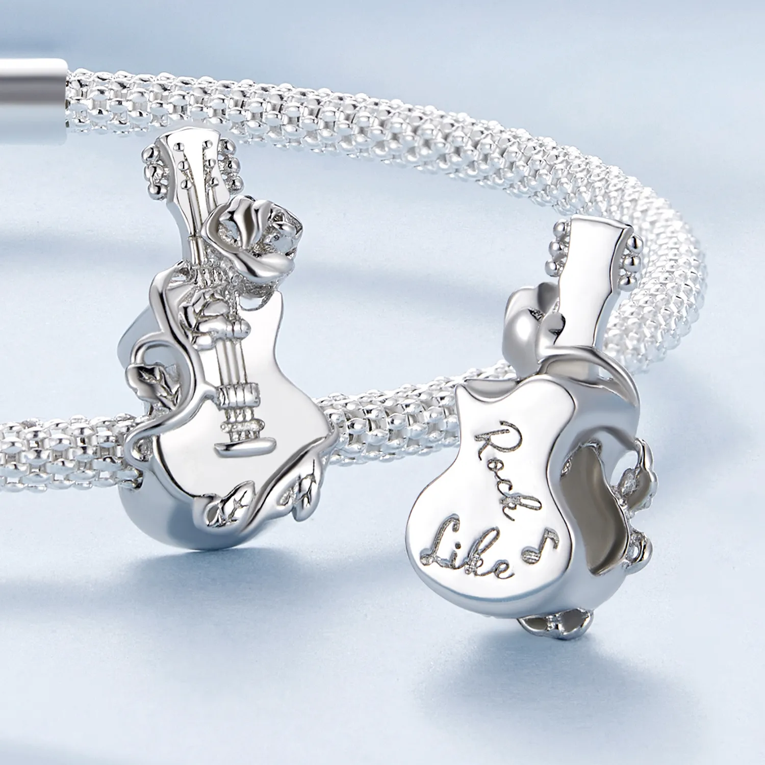 Pandora Style Gitar Charm - BSC813