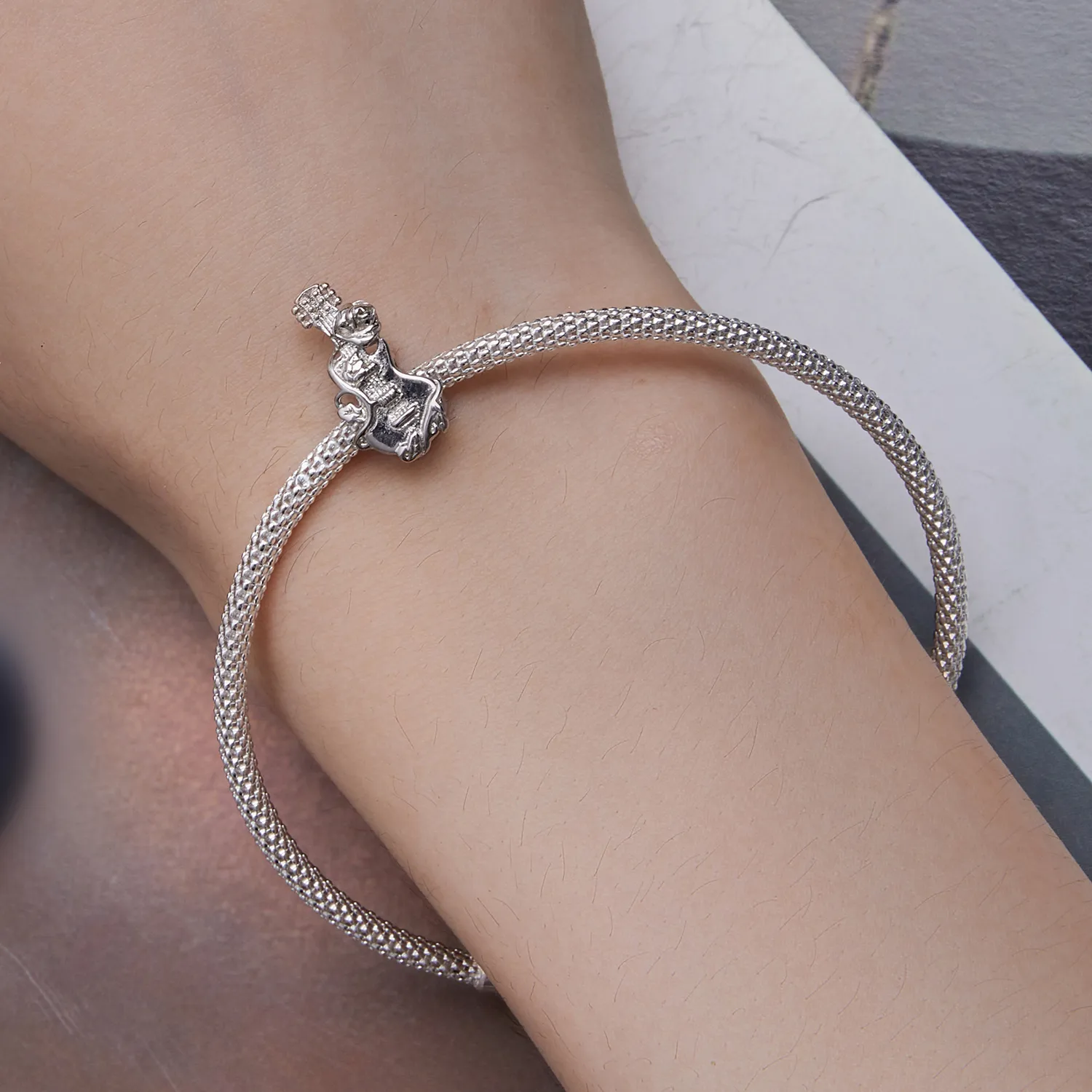 Pandora Style Gitar Charm - BSC813