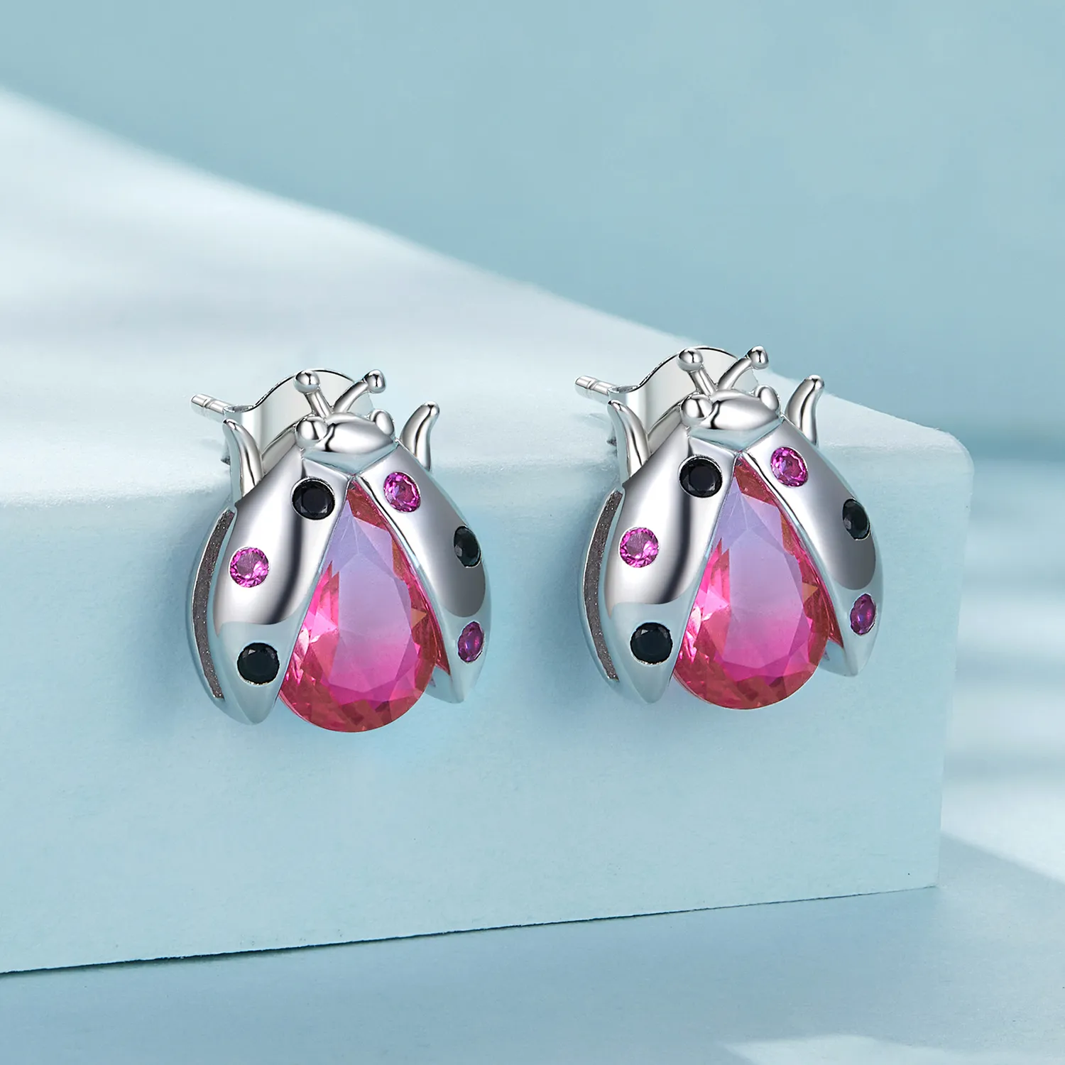 Pandora Style Ladybug Studs øredobber - SCE1634