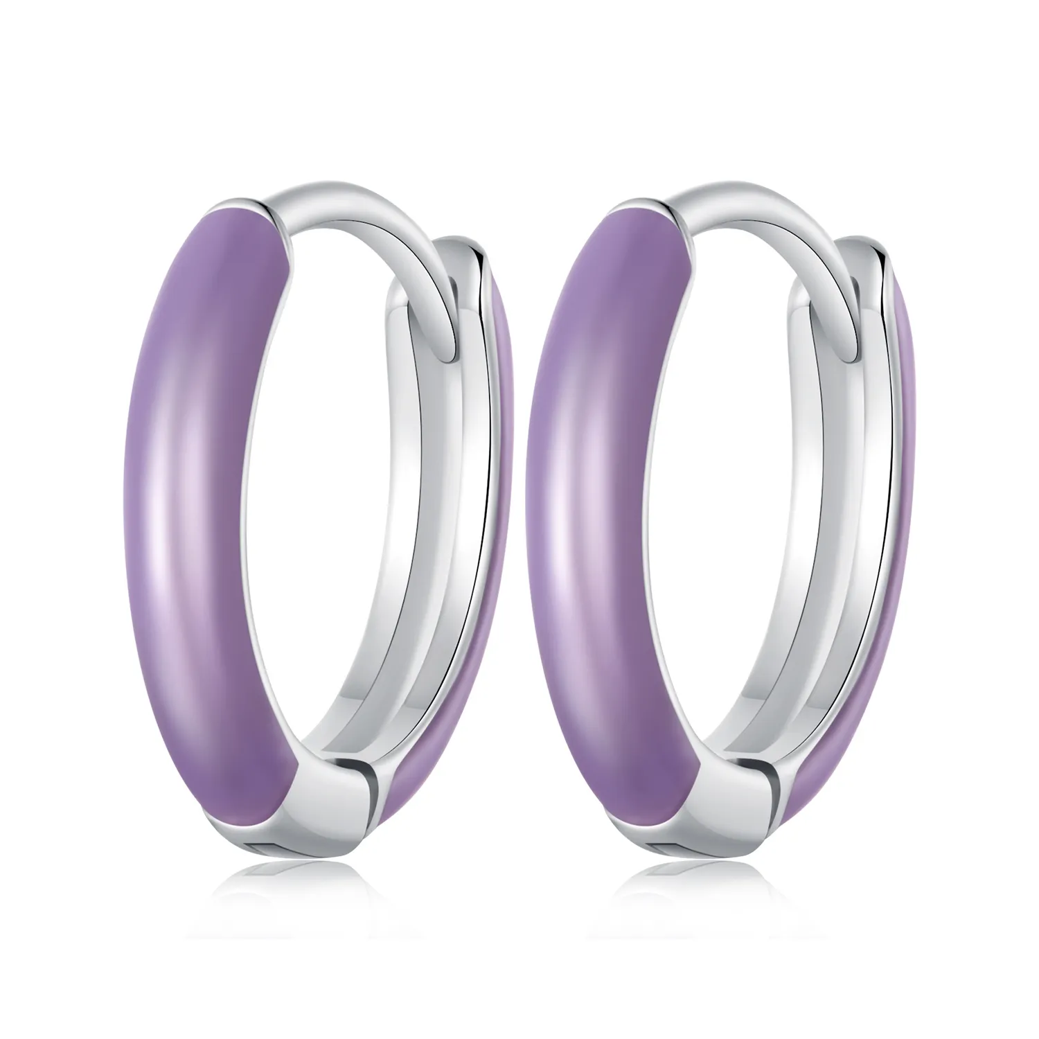 pandora style luminous hoop øredobber sce1644