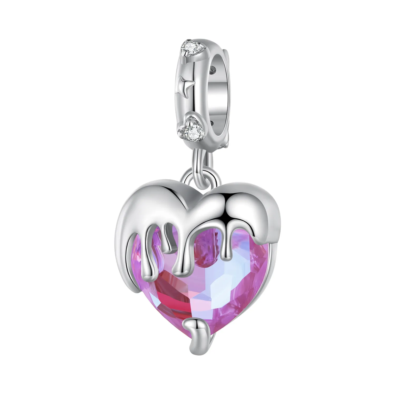 Pandora Style Melting Girl's Heart Dingle - SCC2471