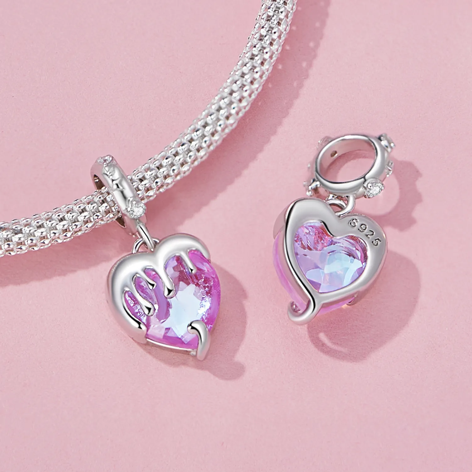 Pandora Style Melting Girl's Heart Dingle - SCC2471