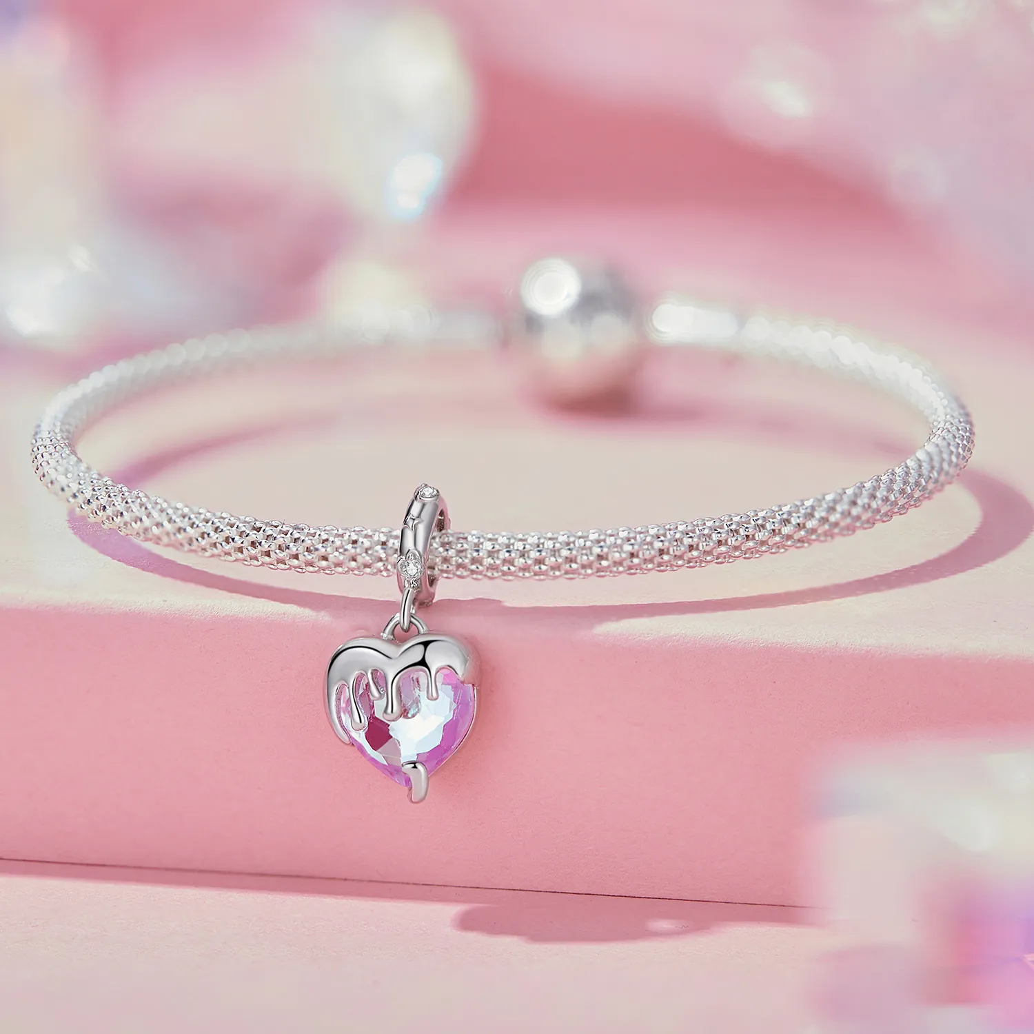 Pandora Style Melting Girl's Heart Dingle - SCC2471