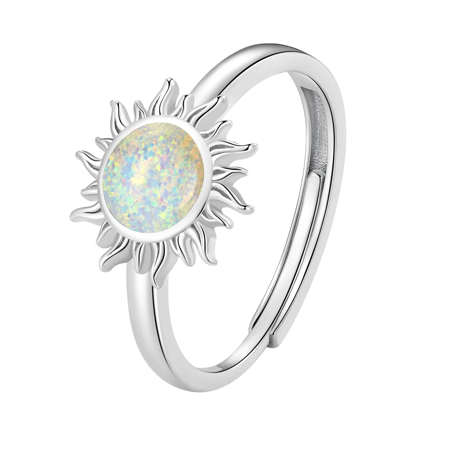 Pandora Style Opal Solring - BSR398