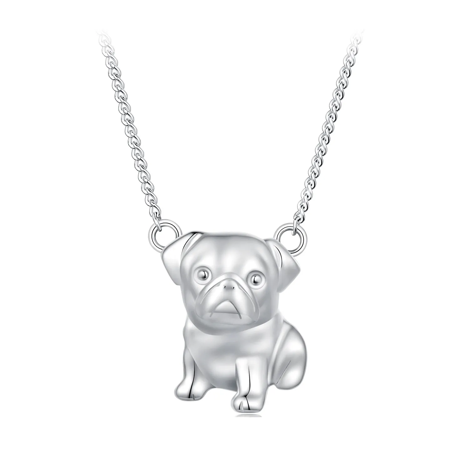 Pandora Style Pug Halskjede - BSN354