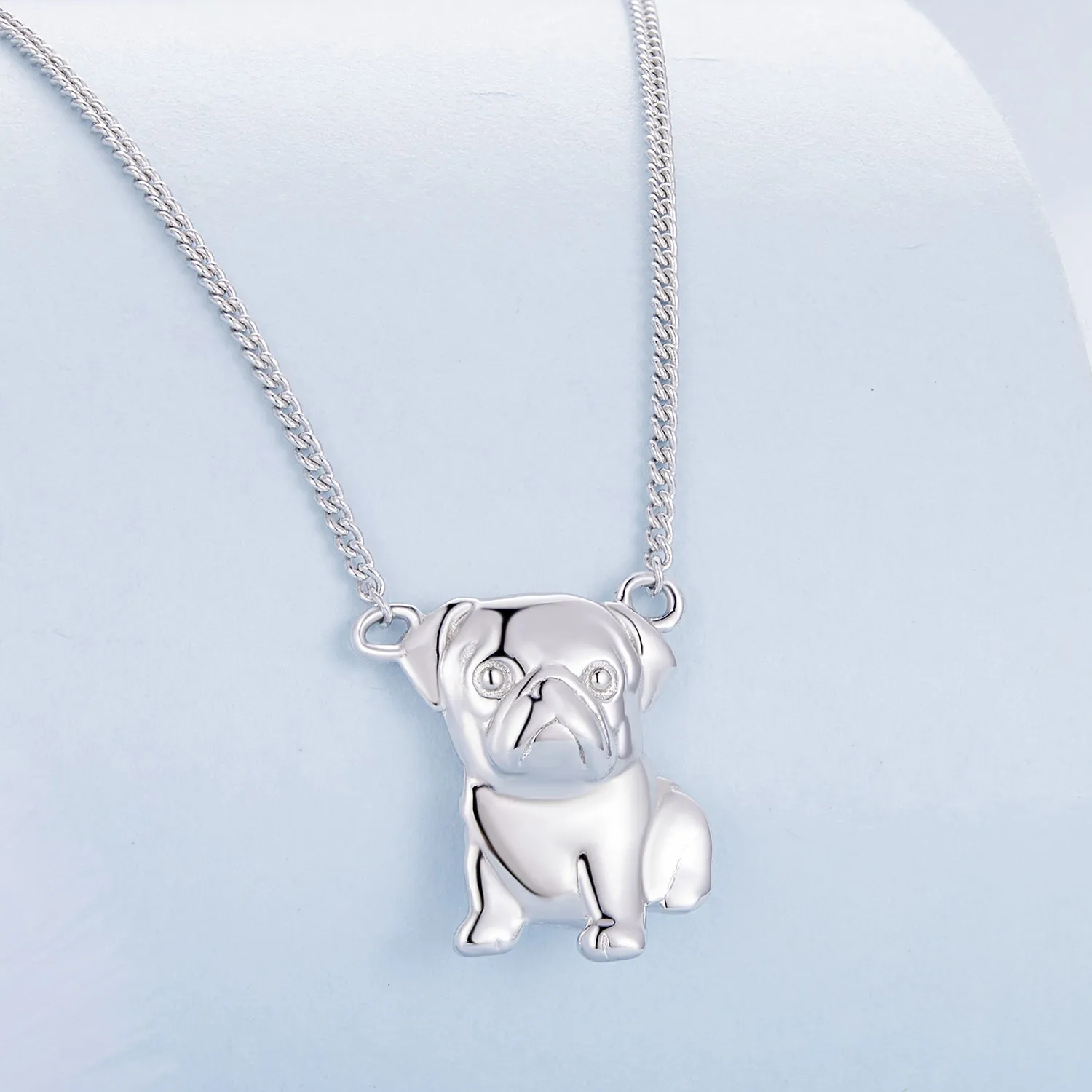 Pandora Style Pug Halskjede - BSN354