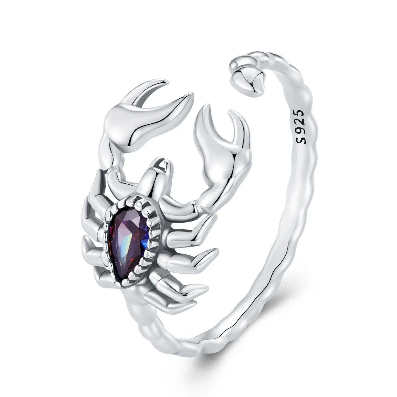 Pandora Style Retro Scorpion Open Ring - SCR974-E