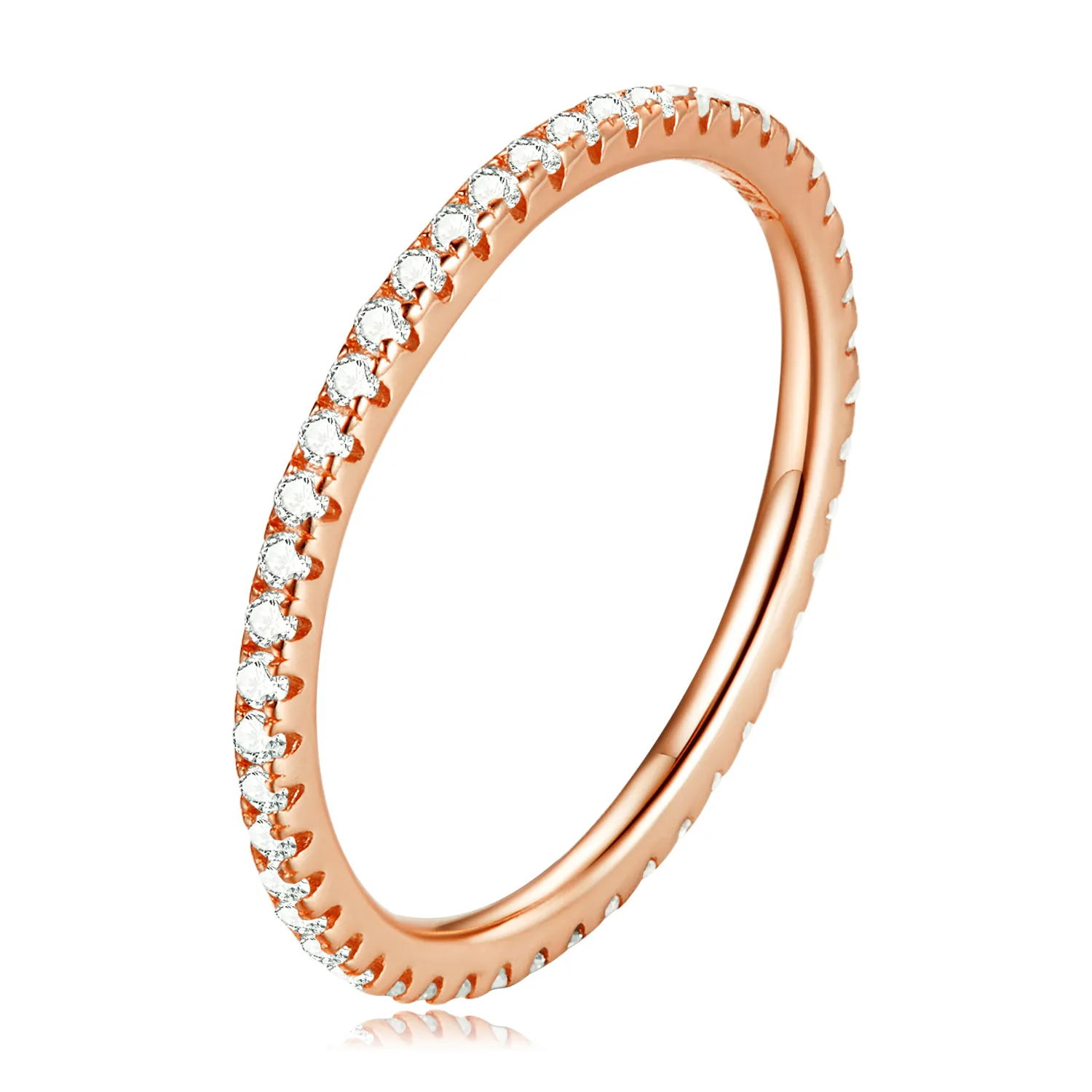 pandora style rose gold mote elf ring scr066 c