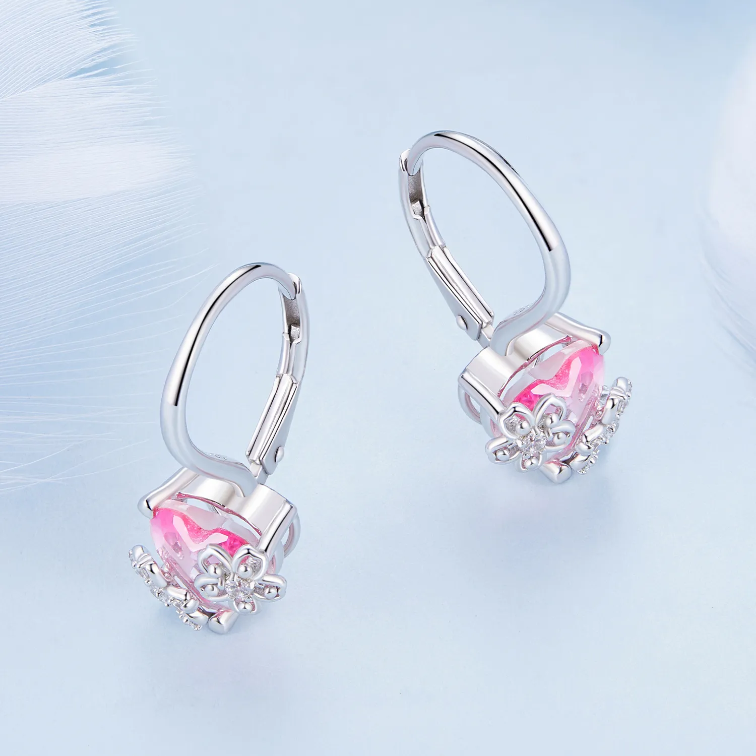 Pandora Style Sakura Hoop øredobber - BSE866