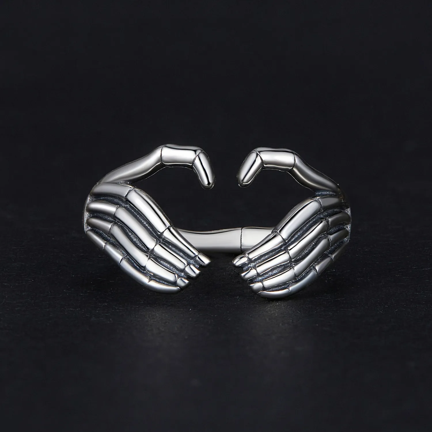 Pandora Style Skeleton Hand Ring - SCR971-E