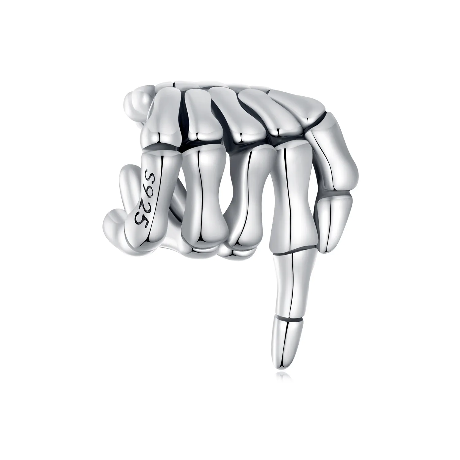 Pandora Style Skeleton Hand Charm - BSC909