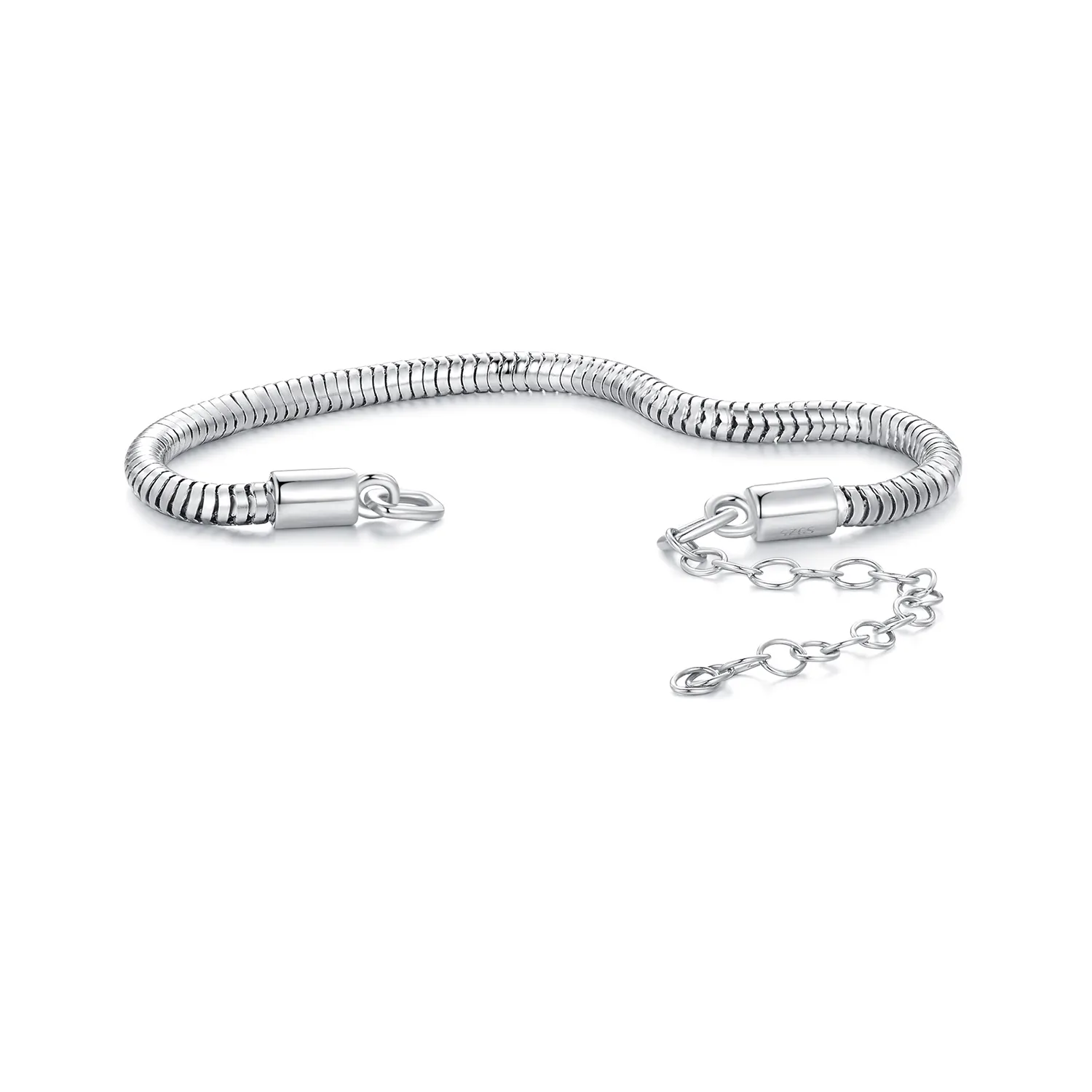 pandora style snake bone chain armbånd bsb150