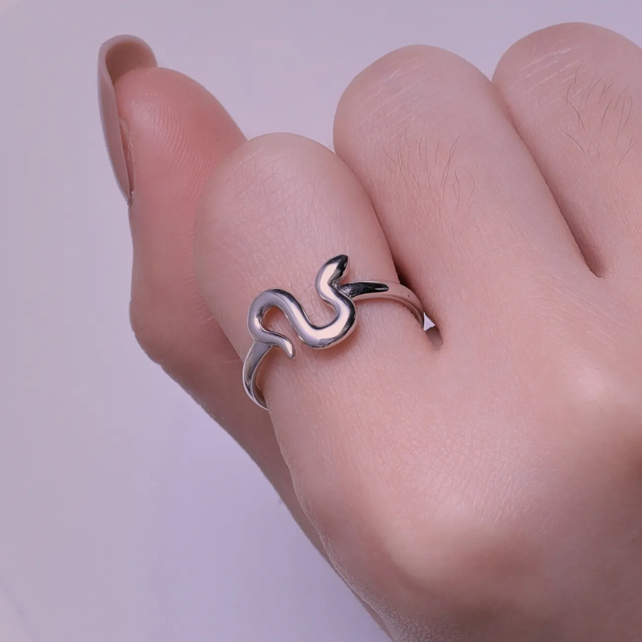 Pandora Style Snake Open Ring - SCR926