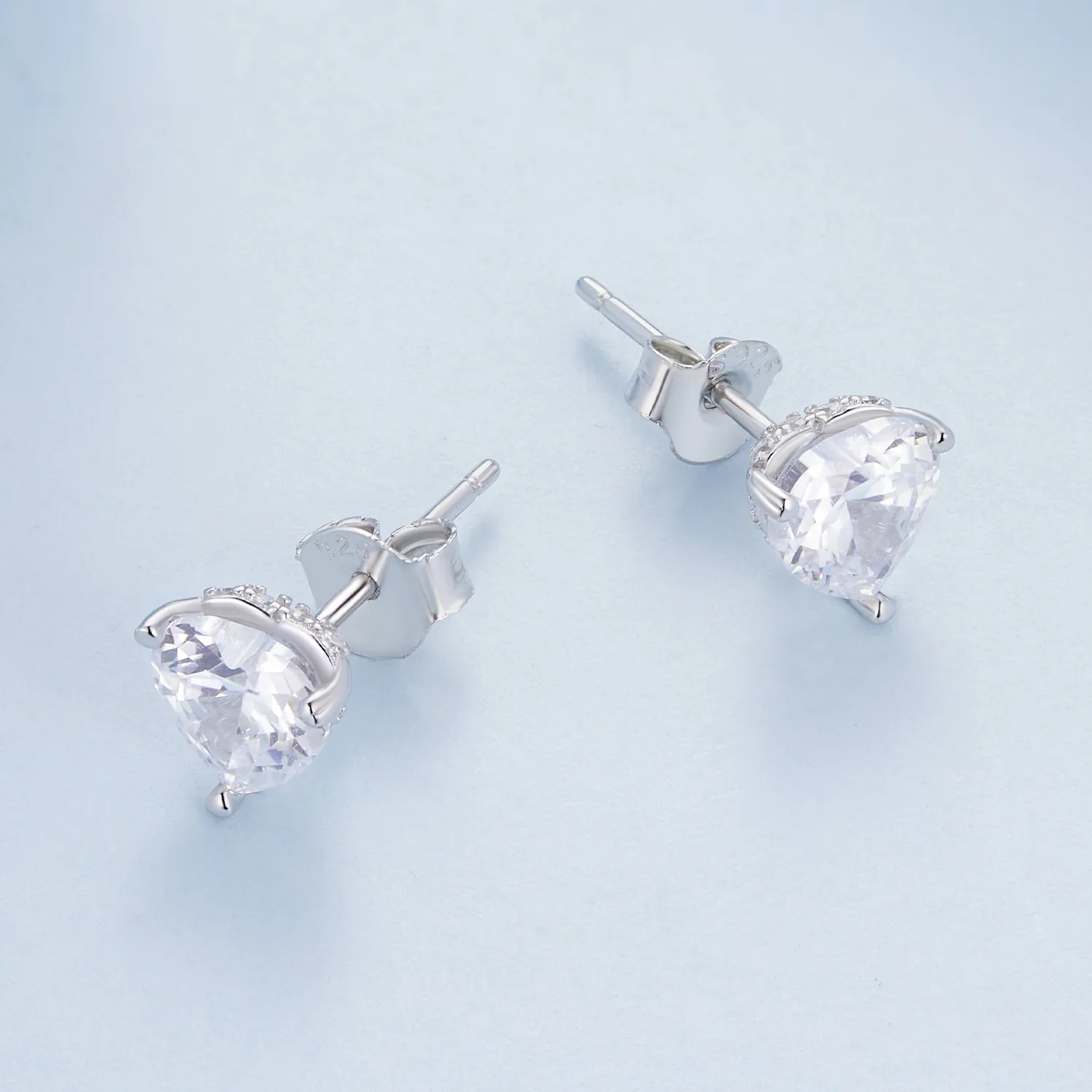 Pandora Style Sparkling Heart Studs øredobber - BSE853