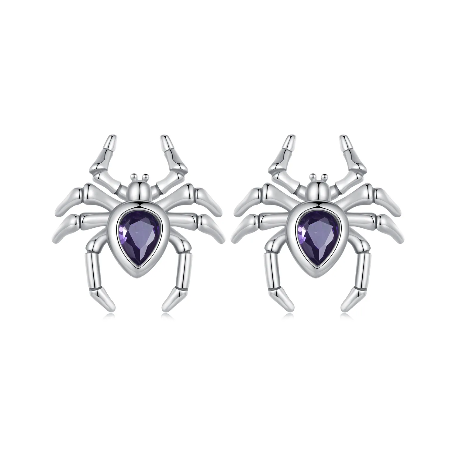 Pandora Style Spider Studs Earrings - BSE891