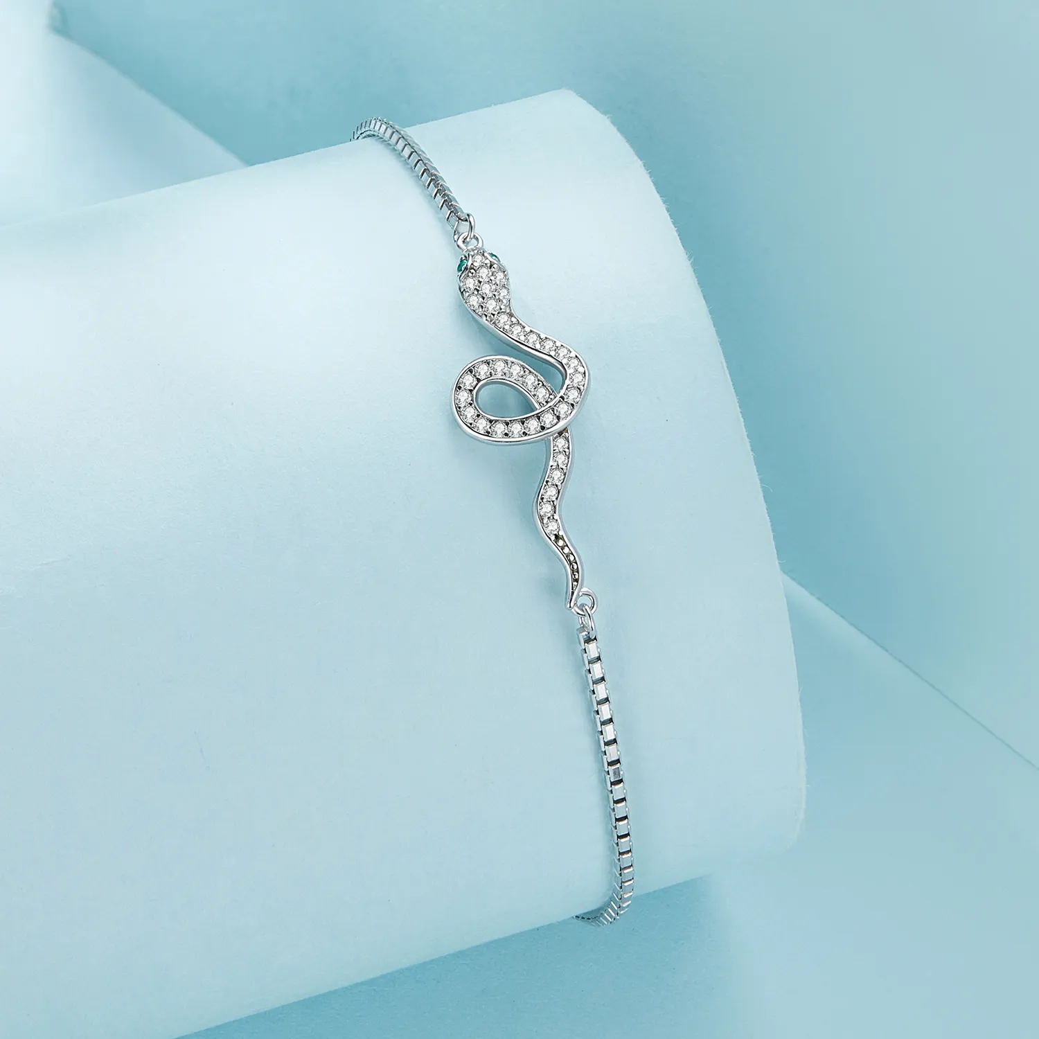 Pandora Style Spirit Snake Chain Armbånd - SCB261