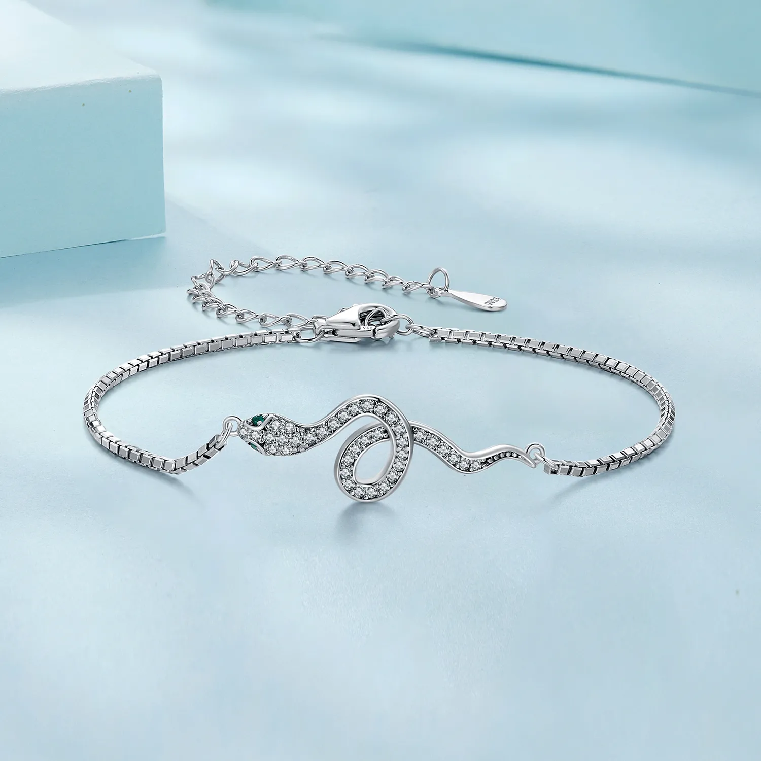 Pandora Style Spirit Snake Chain Armbånd - SCB261