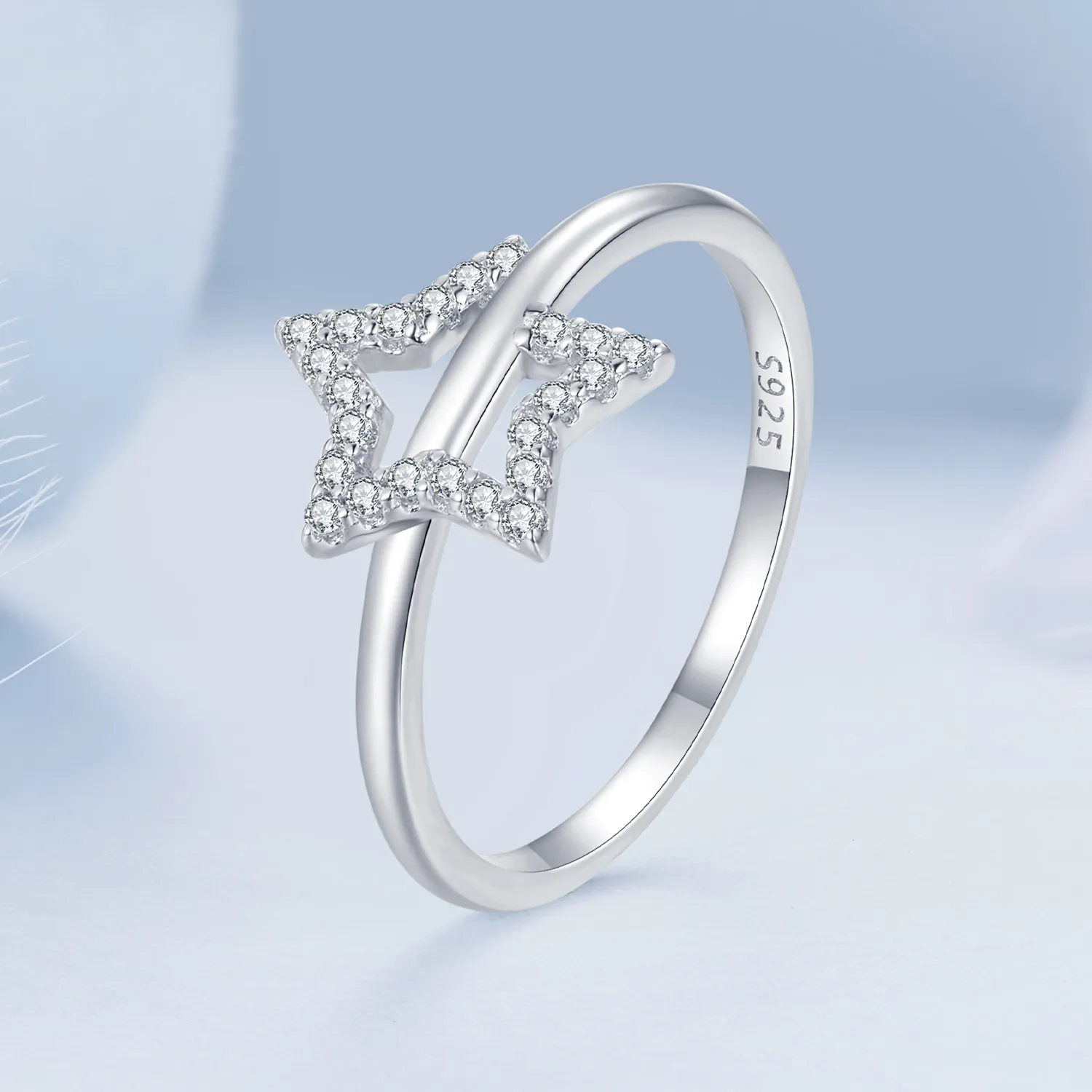 Pandora Style Star Ring - BSR450