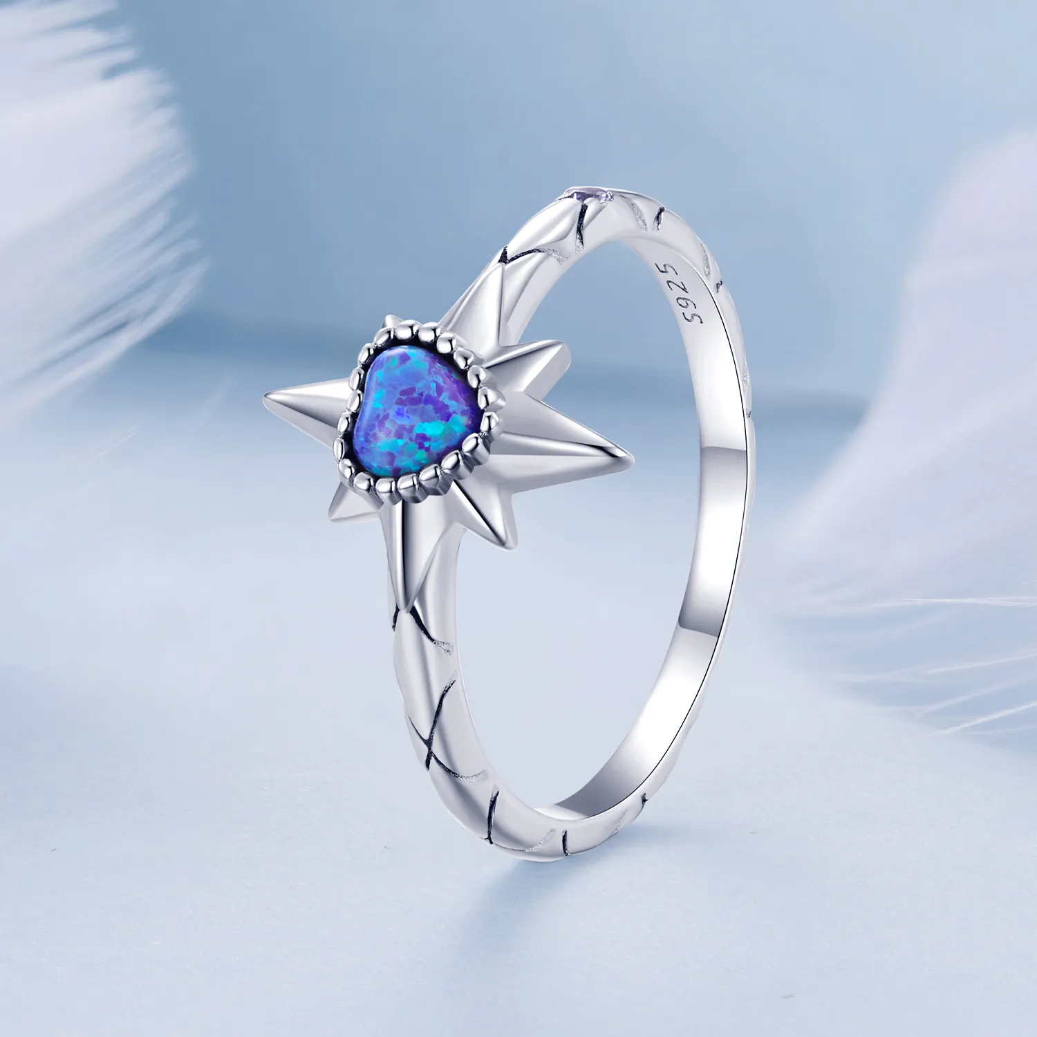 Pandora Style Star Ring - BSR455