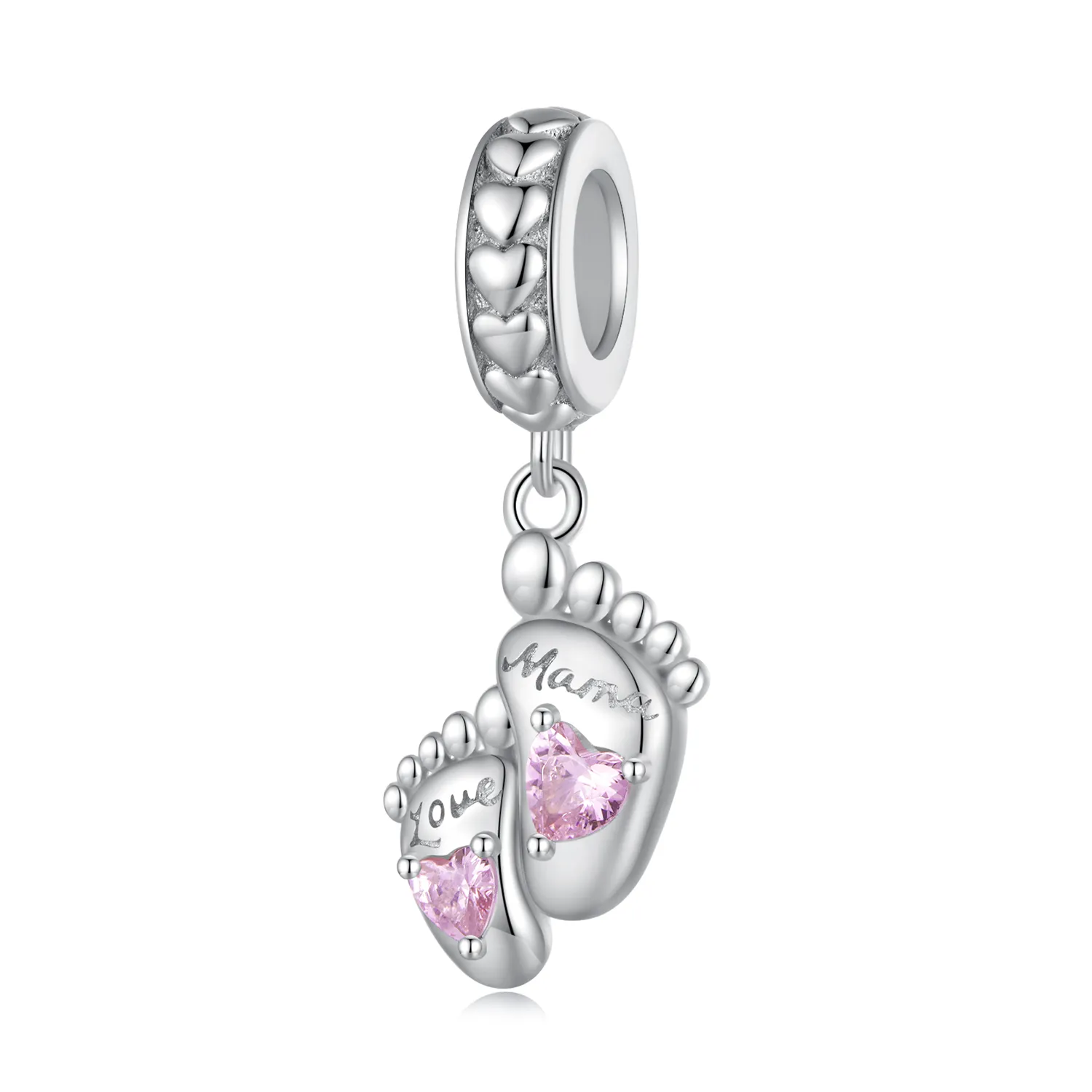 Pandora Style The Footprints of Love Dangle - BSC825