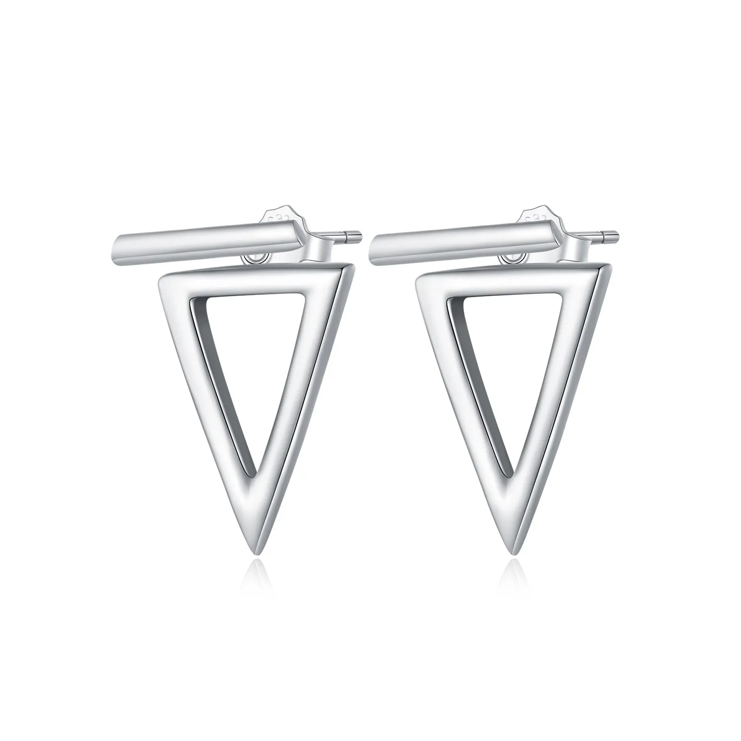 pandora style triangle studs øredobber bse900