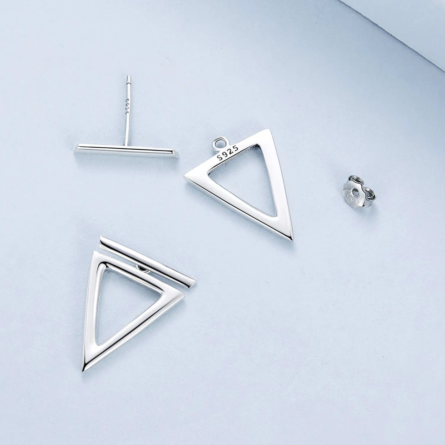 Pandora Style Triangle Studs øredobber - BSE900