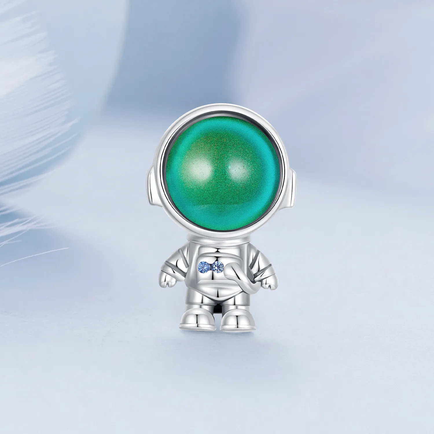 Pandora Style Varmfølende Astronaut Charm - BSC578-CF