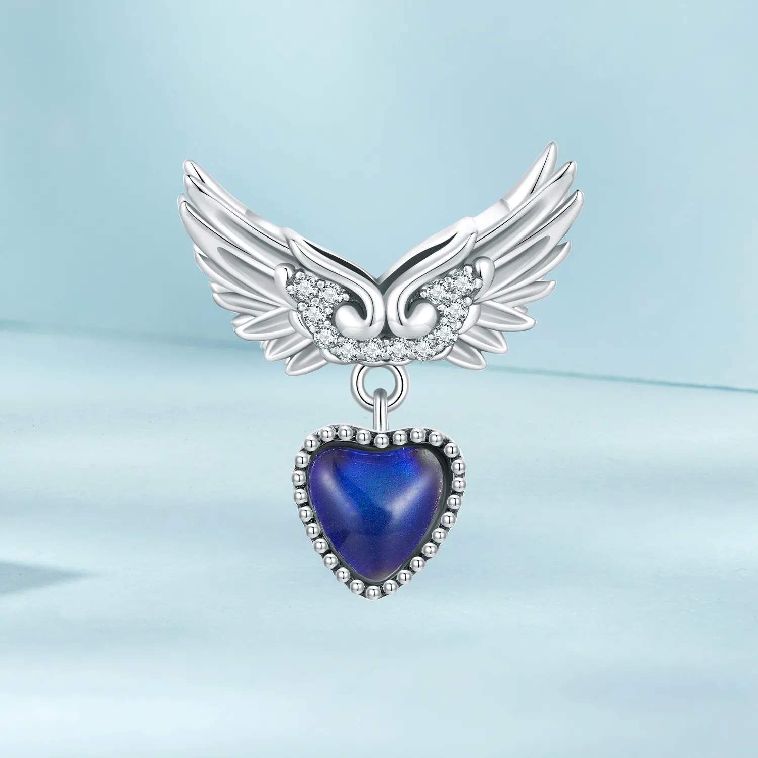 Pandora Style Wings Guardian Emotional Stone Charm - SCC2581