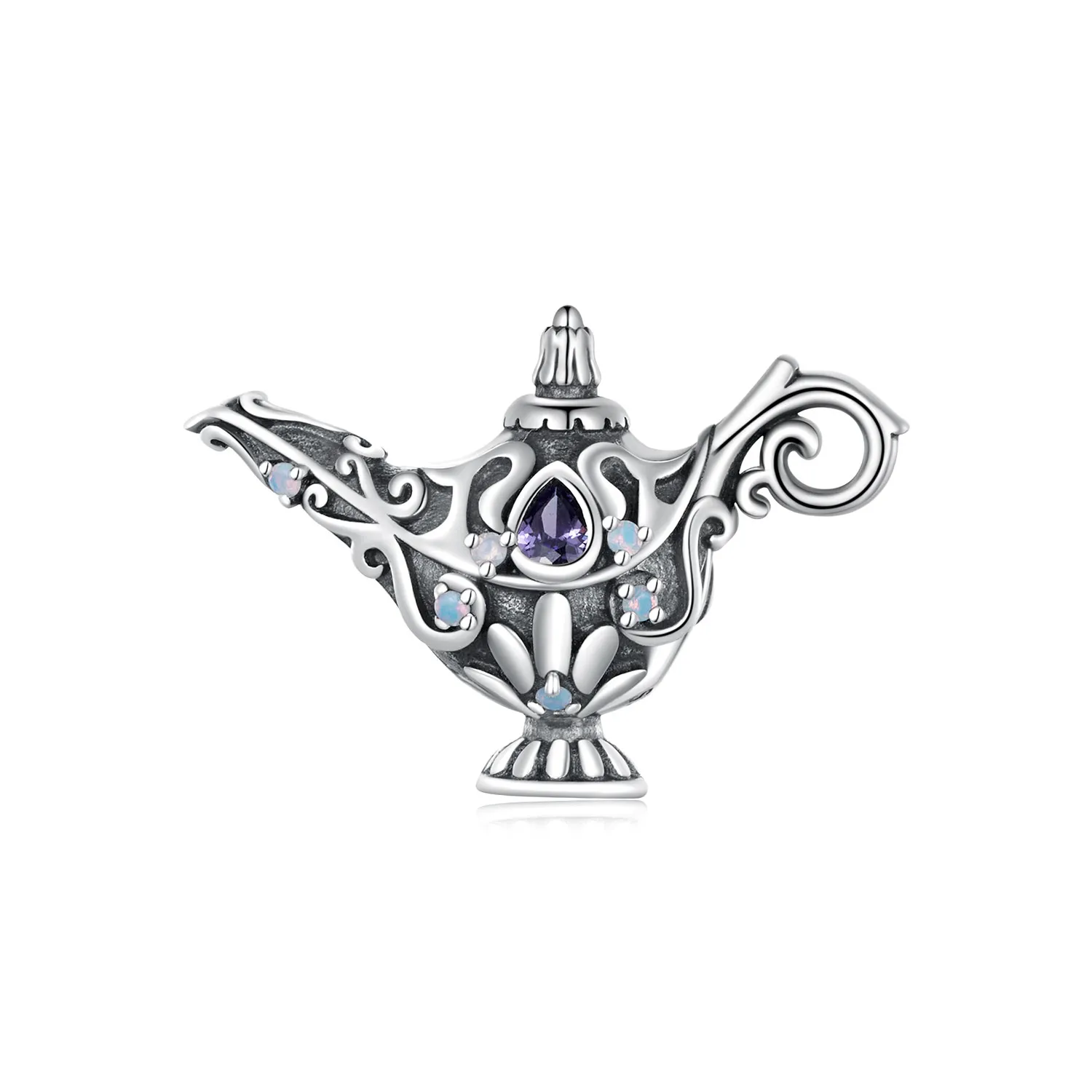 pandora style wishing magic lamp charm bsc893